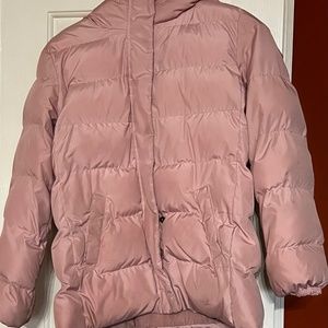 Gap KIDS Pink Puffer Jacket - Plus Size